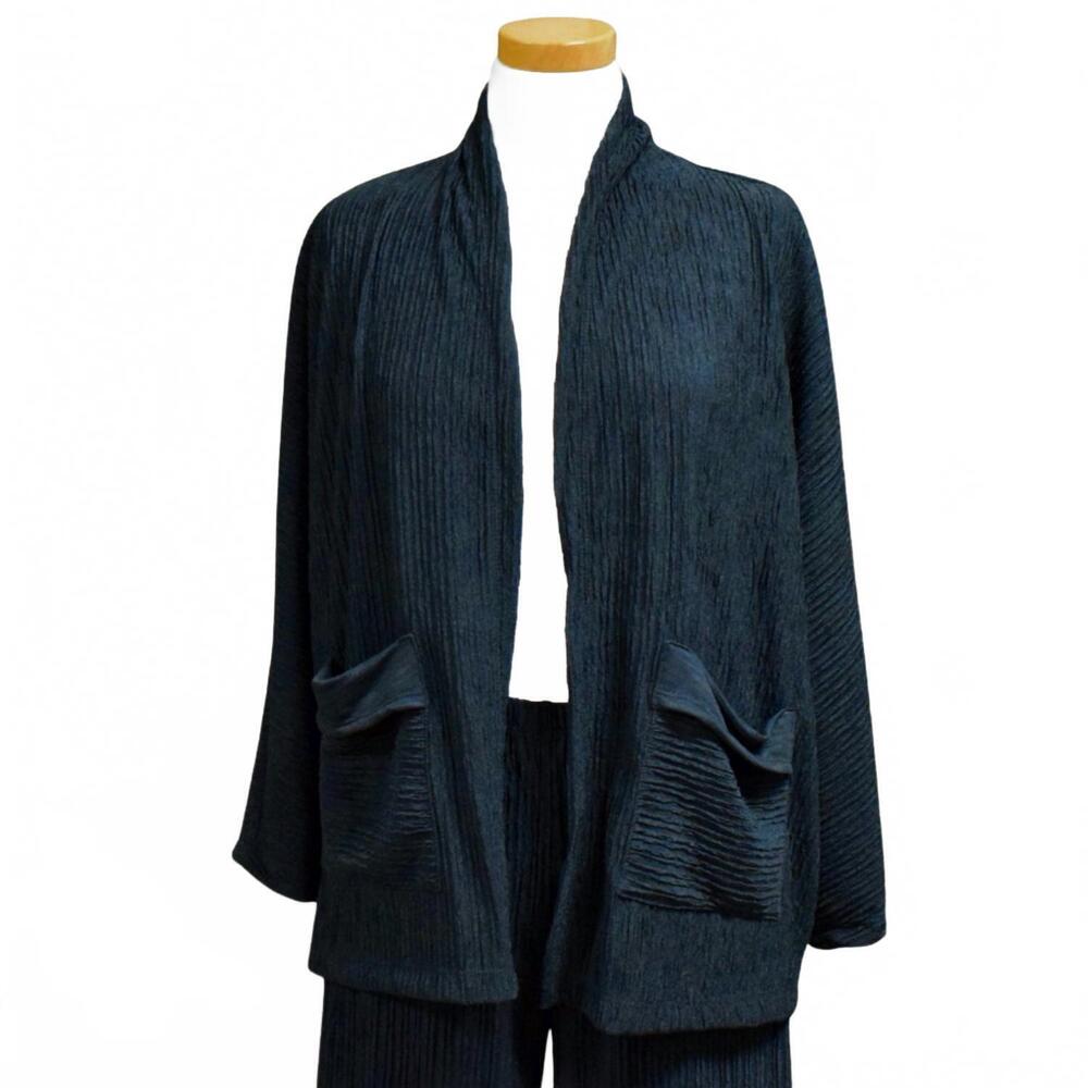 NEW INOAH women's open cardigan in navy